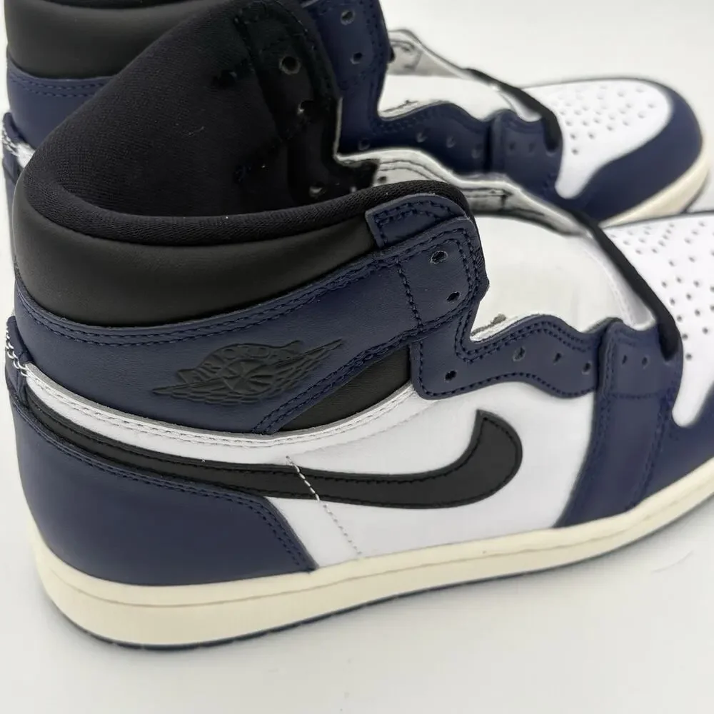 Air Jordan 1 Retro High OG Men’s Size 7.5 Midnight Navy/White Shoes DZ5485 401